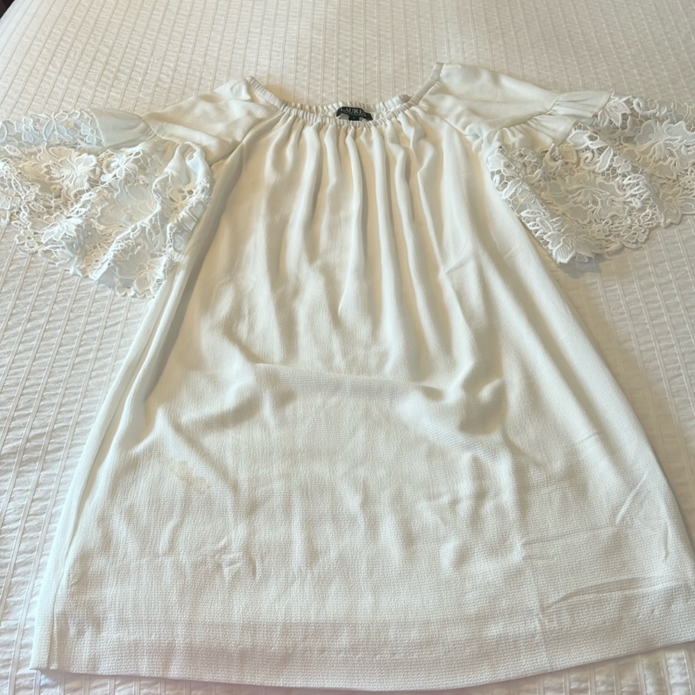 Ralph Lauren White Lace Dress